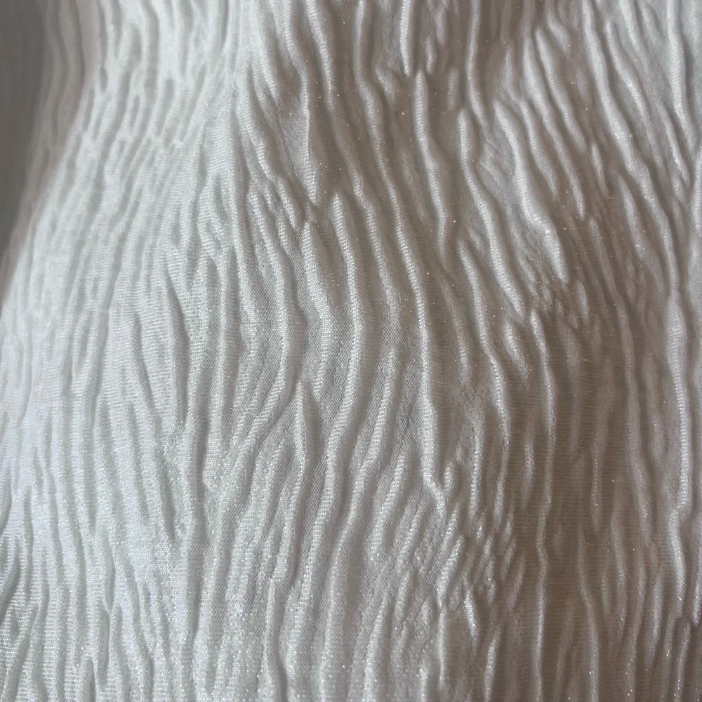 Zara White Textured Women's Blazer - Picture 10 of 12